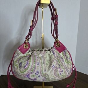 ETRO Hobo Paisley Print Shoulder Bag